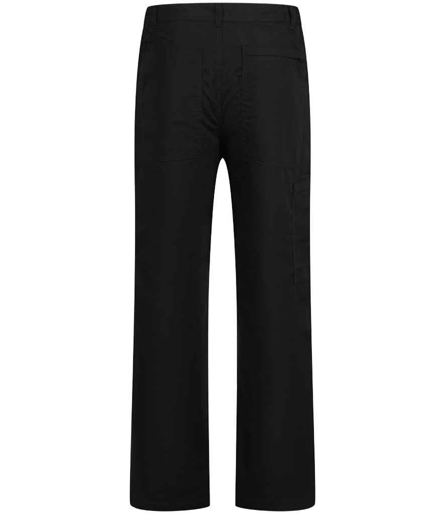 Regatta Professional RG233 Black Back - Trousers Ready to be by Custard Workwear - Cheap Personalised and Customised Workwear in Nottinghamshire, Derbyshire and Leicestershire
