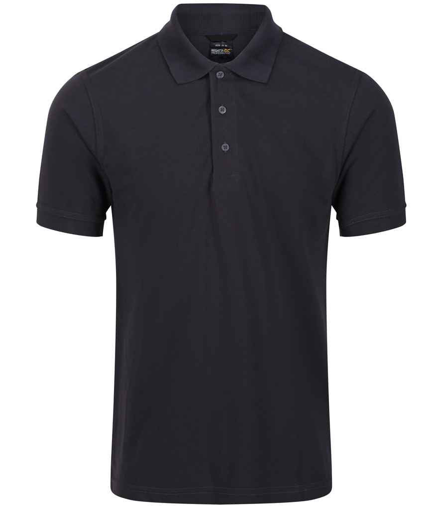 Regatta Professional RG320 Seal Grey Front - Polo Ready to be Embroidered and Printed by Custard Workwear - Cheap Personalised and Customised Workwear in Nottinghamshire, Derbyshire and Leicestershire
