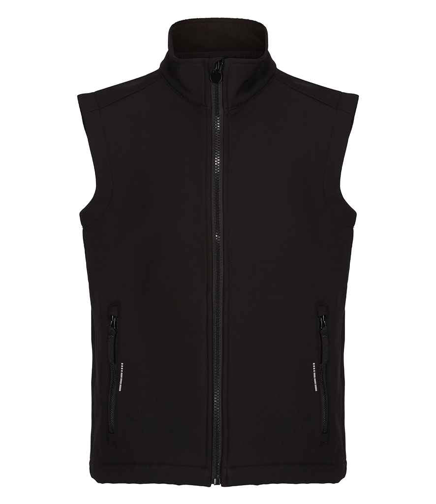 Regatta Professional RG331 Black/Black Front - Bodywarmer Ready to be Embroidered and Printed by Custard Workwear - Cheap Personalised and Customised Workwear in Nottinghamshire, Derbyshire and Leicestershire
