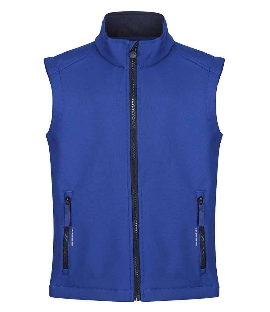 Regatta Professional RG331 New Royal Blue/Navy Front - Bodywarmer Ready to be Embroidered and Printed by Custard Workwear - Cheap Personalised and Customised Workwear in Nottinghamshire, Derbyshire and Leicestershire