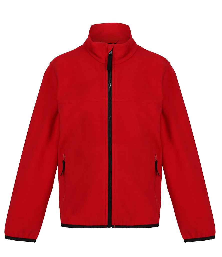 Regatta Professional RG333 Classic Red/Black Front - Fleece Ready to be Embroidered by Custard Workwear - Cheap Personalised and Customised Workwear in Nottinghamshire, Derbyshire and Leicestershire