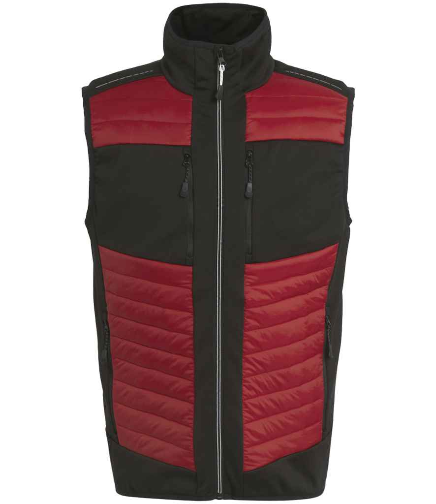 Regatta Professional RG381 Classic Red/Black Front - Bodywarmer Ready to be Embroidered and Printed by Custard Workwear - Cheap Personalised and Customised Workwear in Nottinghamshire, Derbyshire and Leicestershire