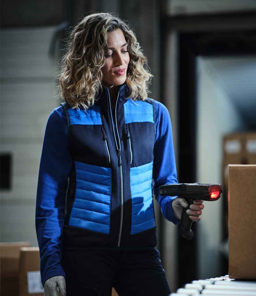 Regatta Professional RG381 Strong Blue/Navy Model - Bodywarmer Ready to be Embroidered and Printed by Custard Workwear - Cheap Personalised and Customised Workwear in Nottinghamshire, Derbyshire and Leicestershire