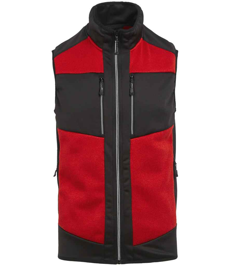 Regatta Professional RG383 Classic Red/Black Front - Bodywarmer Ready to be Embroidered by Custard Workwear - Cheap Personalised and Customised Workwear in Nottinghamshire, Derbyshire and Leicestershire