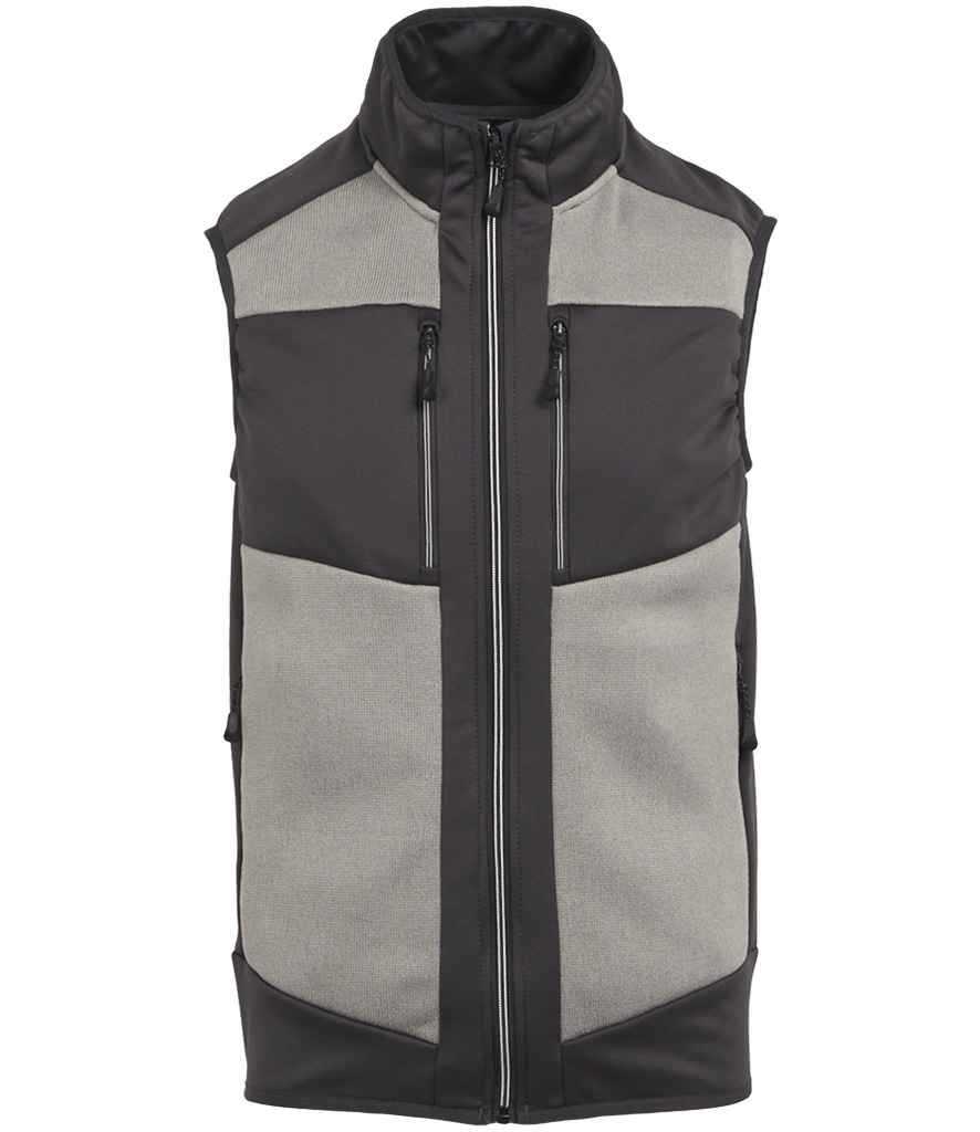 Regatta Professional RG383 Mineral Grey/Ash Front - Bodywarmer Ready to be Embroidered by Custard Workwear - Cheap Personalised and Customised Workwear in Nottinghamshire, Derbyshire and Leicestershire