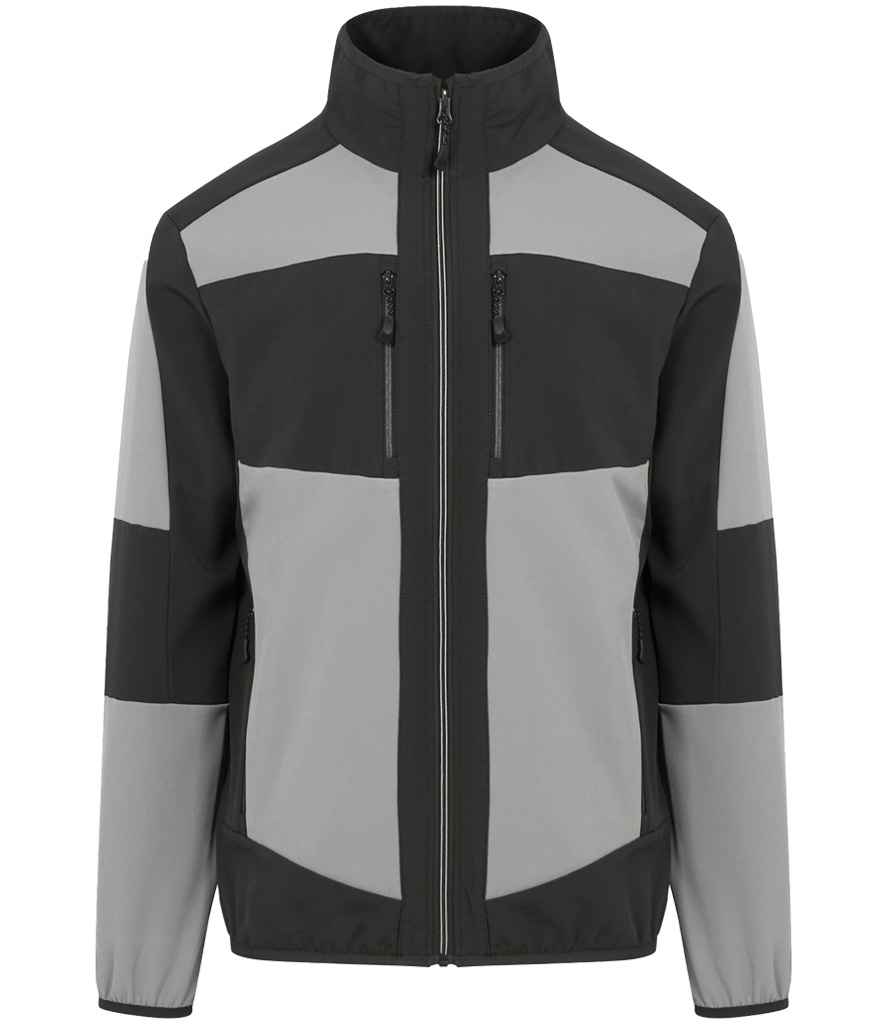 Regatta Professional RG384 Mineral Grey/Ash Front - Soft Shell Ready to be Embroidered and Printed by Custard Workwear - Cheap Personalised and Customised Workwear in Nottinghamshire, Derbyshire and Leicestershire