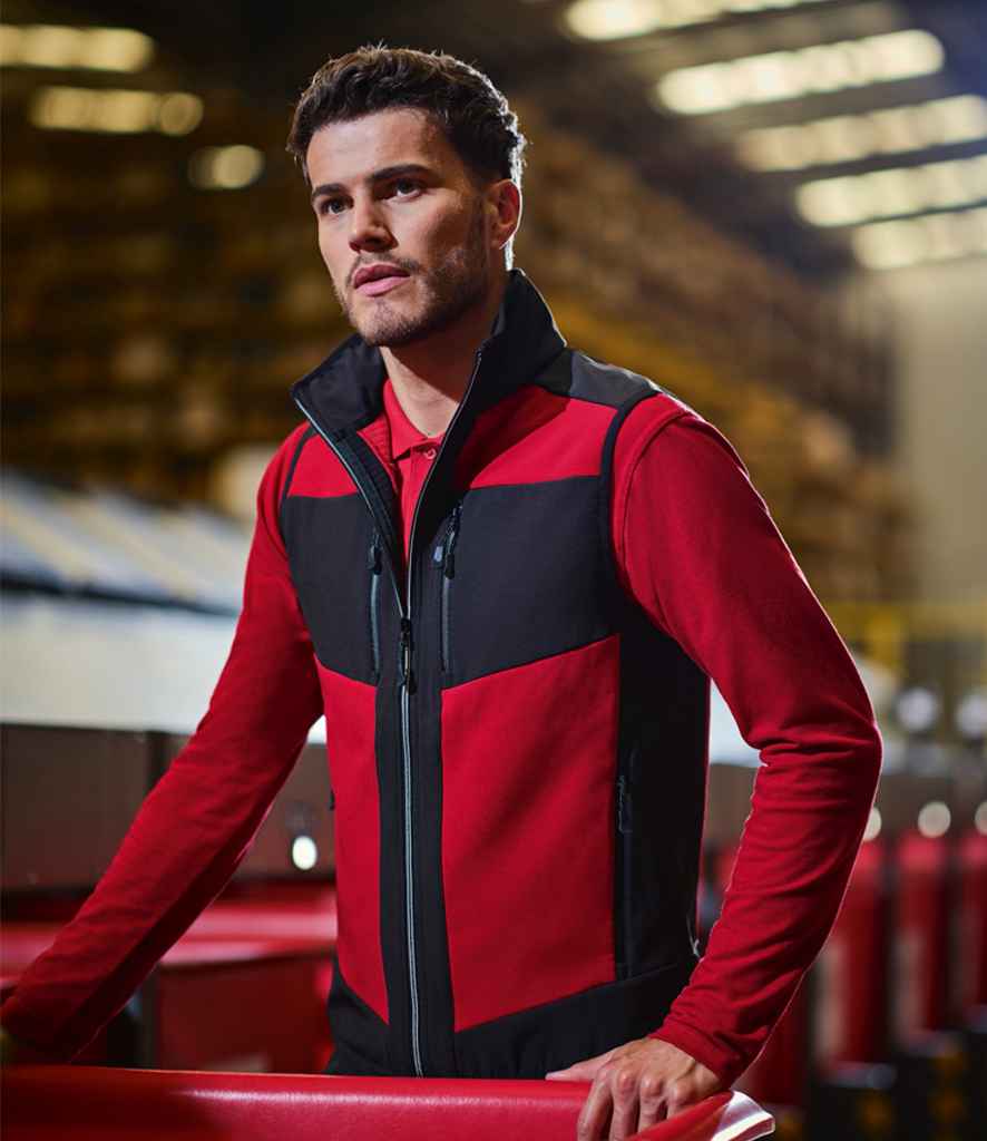 Regatta Professional RG385 Classic Red/Black Model - Bodywarmer Ready to be Embroidered and Printed by Custard Workwear - Cheap Personalised and Customised Workwear in Nottinghamshire, Derbyshire and Leicestershire