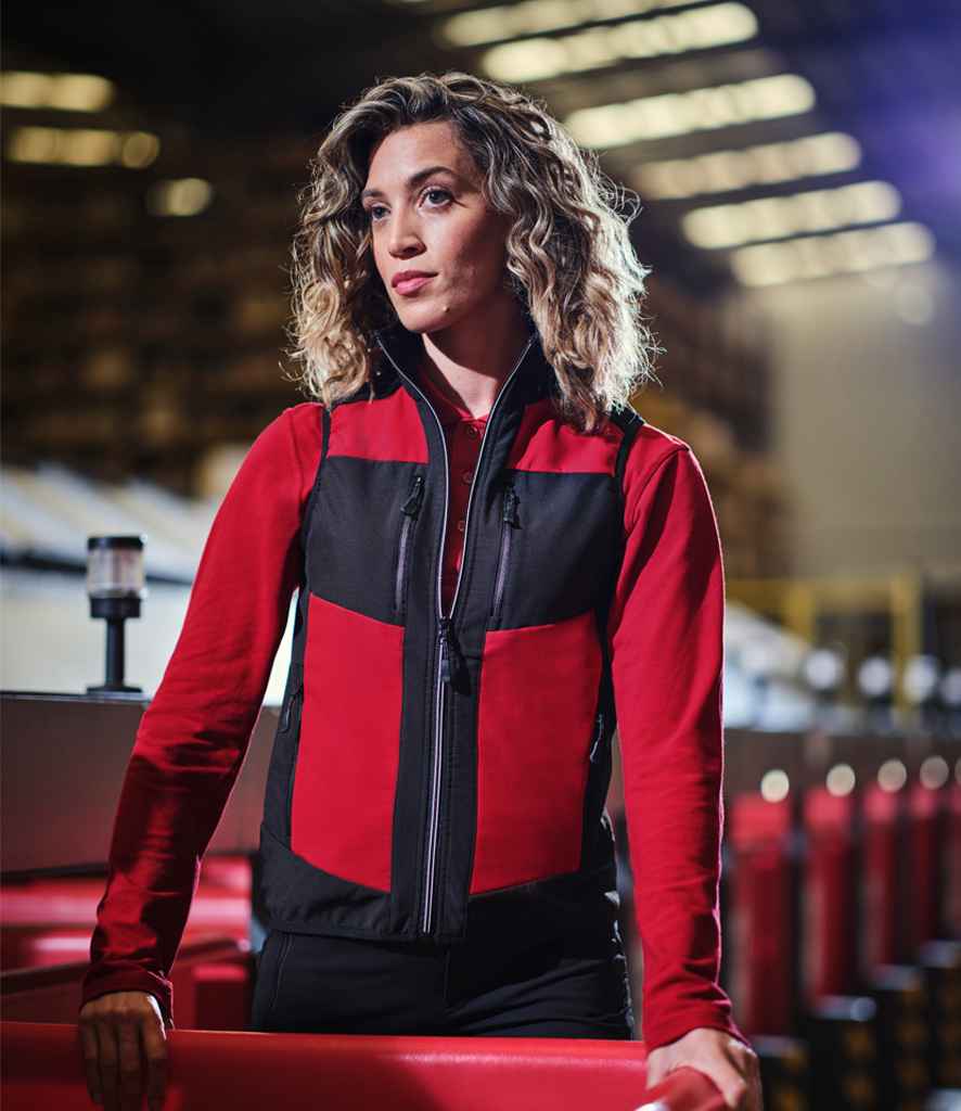 Regatta Professional RG385 Classic Red/Black Model - Bodywarmer Ready to be Embroidered and Printed by Custard Workwear - Cheap Personalised and Customised Workwear in Nottinghamshire, Derbyshire and Leicestershire