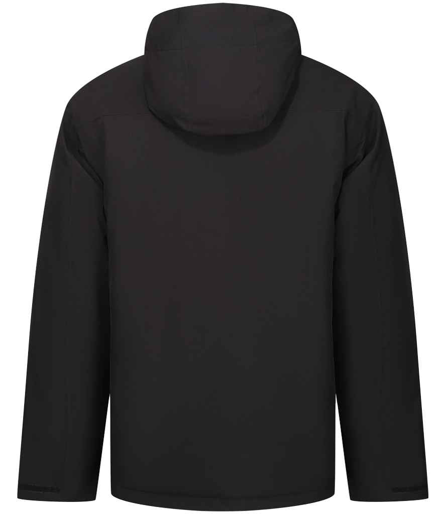 Regatta Professional RG443 Black/New Royal Blue Back - Jacket Ready to be Embroidered and Printed by Custard Workwear - Cheap Personalised and Customised Workwear in Nottinghamshire, Derbyshire and Leicestershire