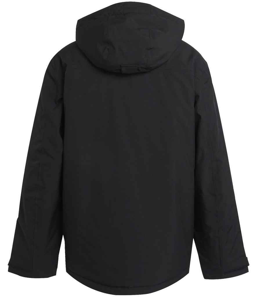 Regatta Professional RG443 Black/Orange Pop Back - Jacket Ready to be Embroidered and Printed by Custard Workwear - Cheap Personalised and Customised Workwear in Nottinghamshire, Derbyshire and Leicestershire