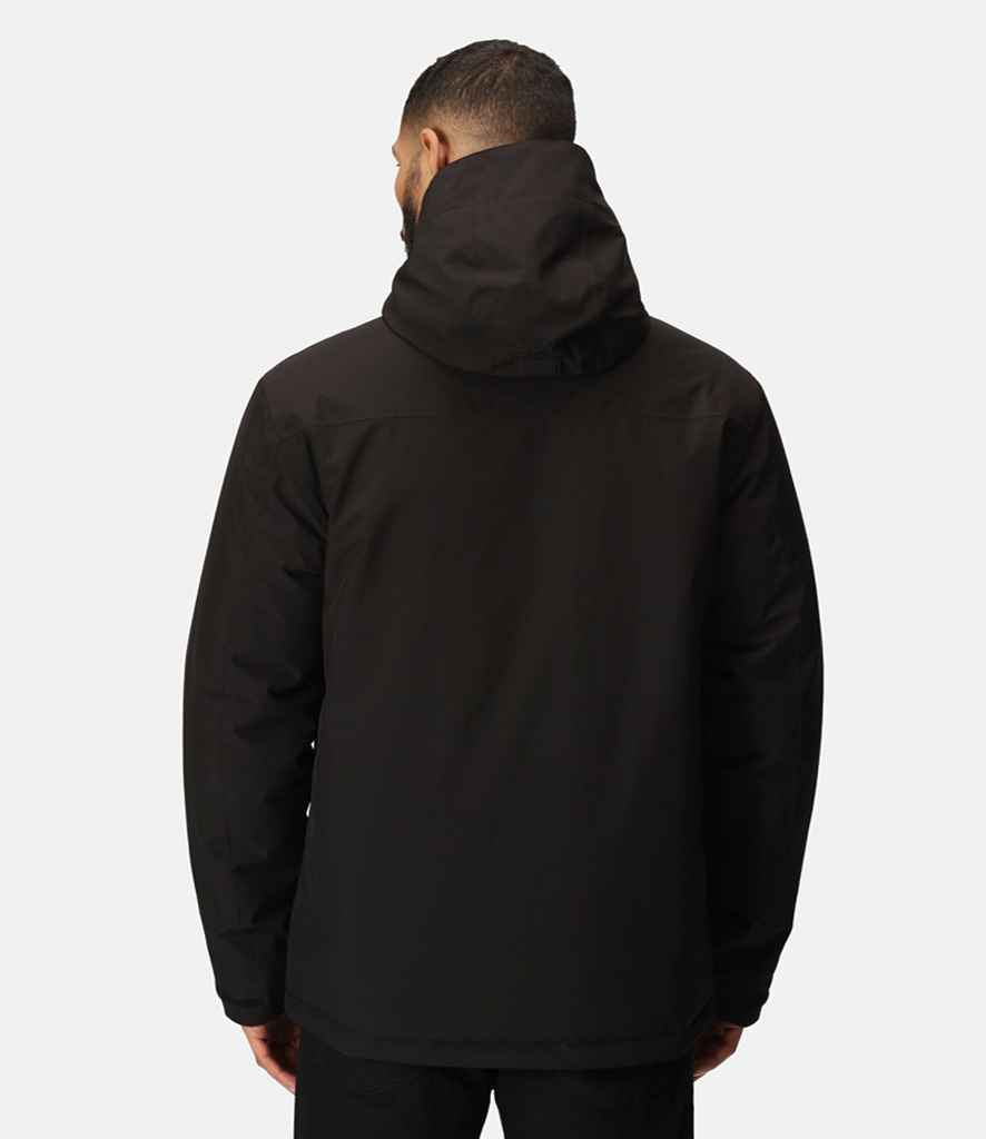 Regatta Professional RG443 Black/Classic Red Model - Jacket Ready to be Embroidered and Printed by Custard Workwear - Cheap Personalised and Customised Workwear in Nottinghamshire, Derbyshire and Leicestershire