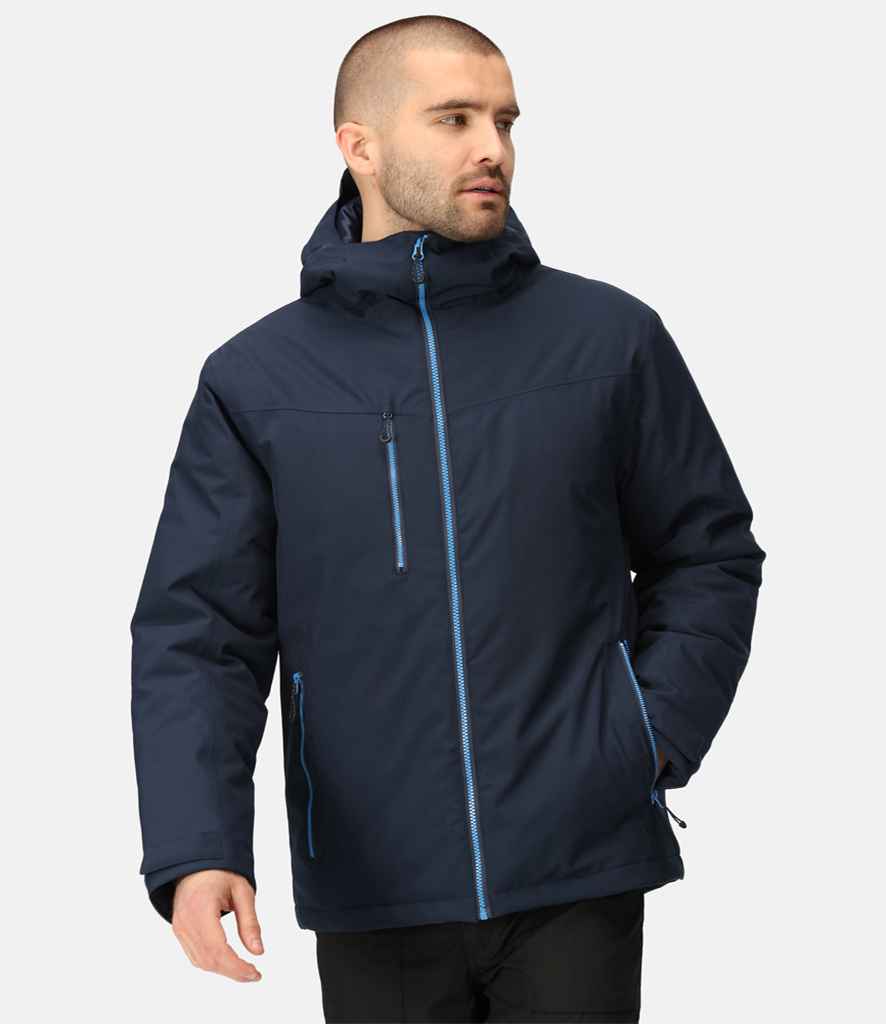 Regatta Professional RG443 Navy/French Blue Model - Jacket Ready to be Embroidered and Printed by Custard Workwear - Cheap Personalised and Customised Workwear in Nottinghamshire, Derbyshire and Leicestershire