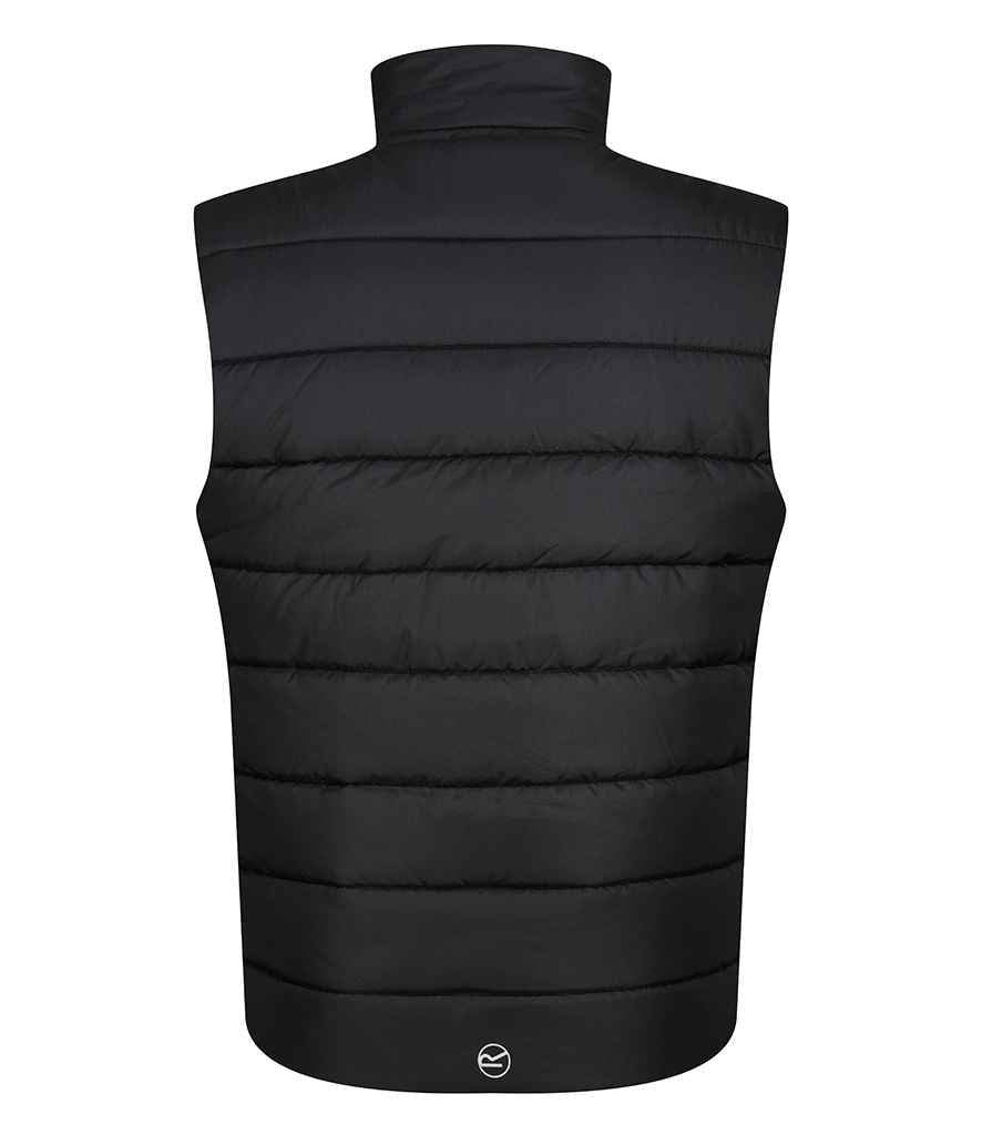 Regatta Professional RG445 Black/Seal Grey Back - Bodywarmer Ready to be Printed by Custard Workwear - Cheap Personalised and Customised Workwear in Nottinghamshire, Derbyshire and Leicestershire