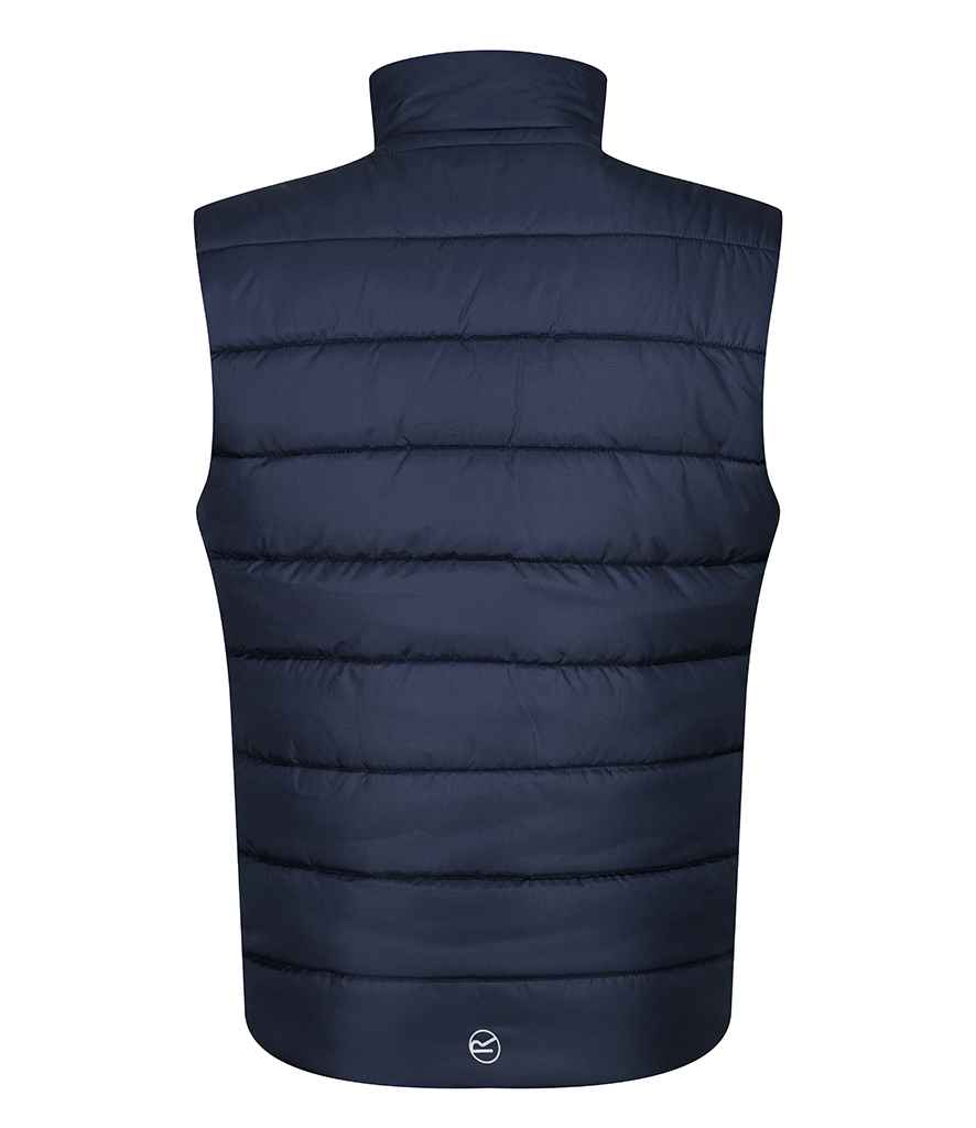 Regatta Professional RG445 Navy/Seal Grey Back - Bodywarmer Ready to be Printed by Custard Workwear - Cheap Personalised and Customised Workwear in Nottinghamshire, Derbyshire and Leicestershire