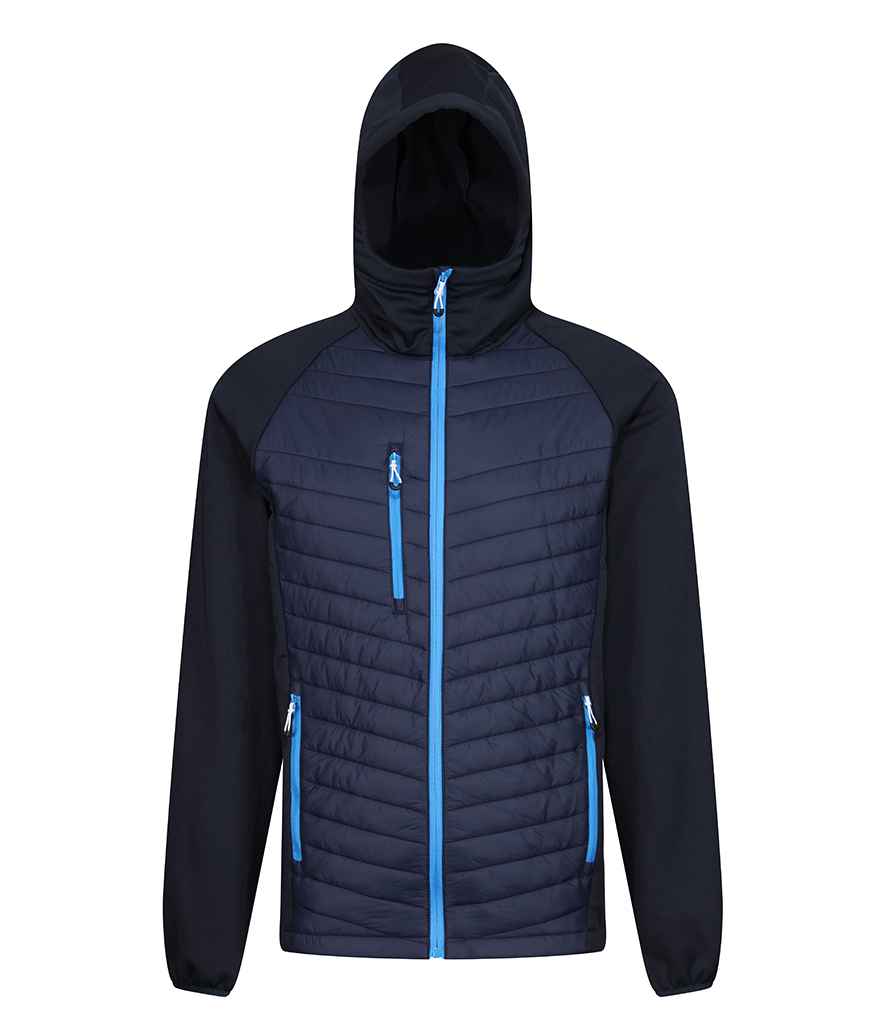 Regatta Professional RG446 Navy/French Blue Front - Jacket Ready to be Printed by Custard Workwear - Cheap Personalised and Customised Workwear in Nottinghamshire, Derbyshire and Leicestershire