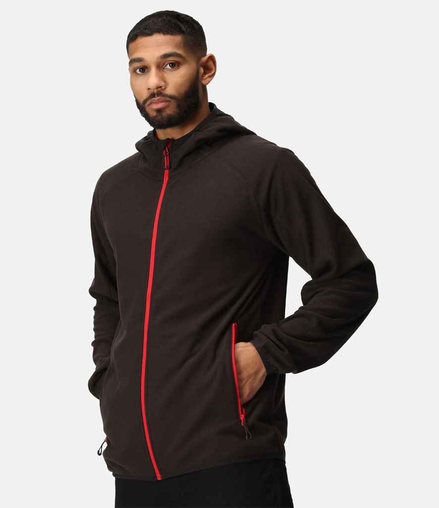Regatta Professional RG451 Black/Classic Red Model - Fleece Ready to be Embroidered by Custard Workwear - Cheap Personalised and Customised Workwear in Nottinghamshire, Derbyshire and Leicestershire