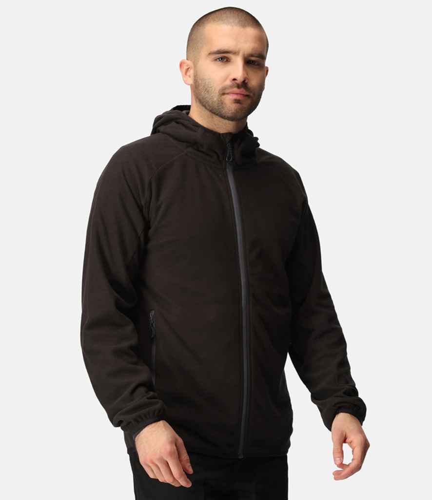 Regatta Professional RG451 Black/Seal Grey Model - Fleece Ready to be Embroidered by Custard Workwear - Cheap Personalised and Customised Workwear in Nottinghamshire, Derbyshire and Leicestershire