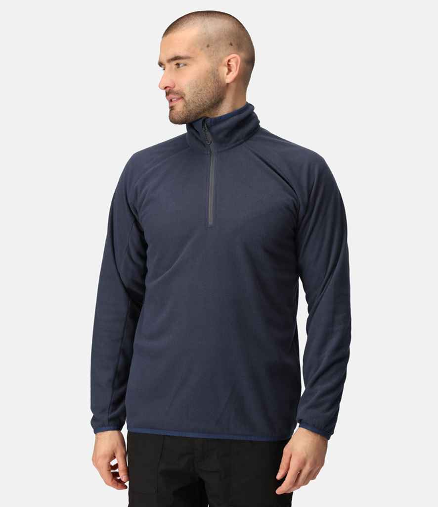 Regatta Professional RG452 Navy/Seal Grey Model - Fleece Ready to be Embroidered by Custard Workwear - Cheap Personalised and Customised Workwear in Nottinghamshire, Derbyshire and Leicestershire