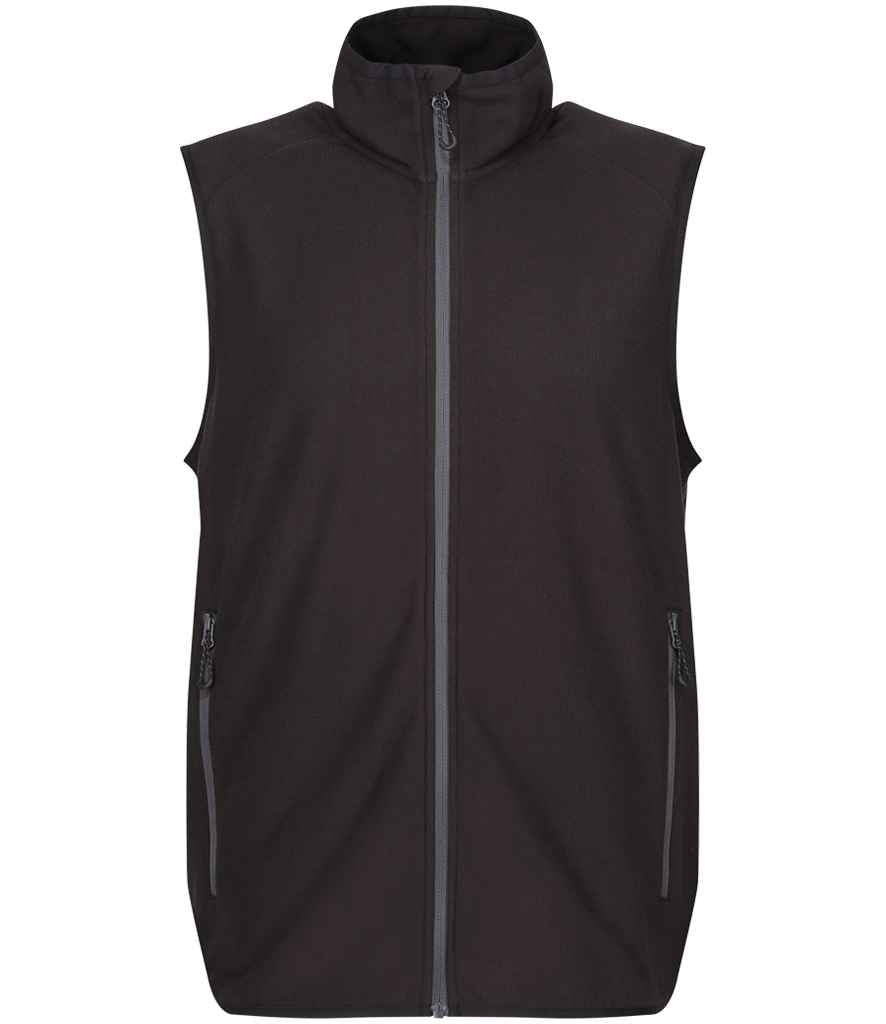 Regatta Professional RG453 Black/Seal Grey Front - Bodywarmer Ready to be Embroidered by Custard Workwear - Cheap Personalised and Customised Workwear in Nottinghamshire, Derbyshire and Leicestershire