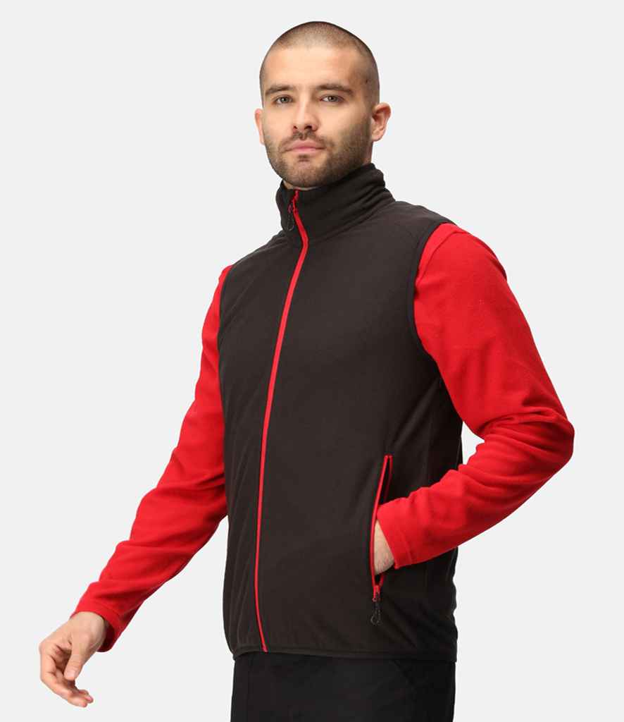 Regatta Professional RG453 Black/Classic Red Model - Bodywarmer Ready to be Embroidered by Custard Workwear - Cheap Personalised and Customised Workwear in Nottinghamshire, Derbyshire and Leicestershire
