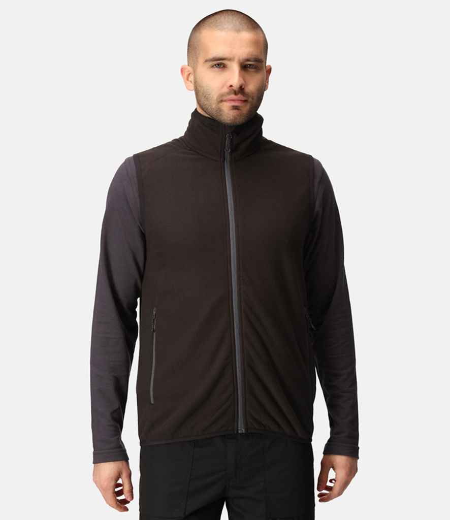 Regatta Professional RG453 Black/Seal Grey Model - Bodywarmer Ready to be Embroidered by Custard Workwear - Cheap Personalised and Customised Workwear in Nottinghamshire, Derbyshire and Leicestershire