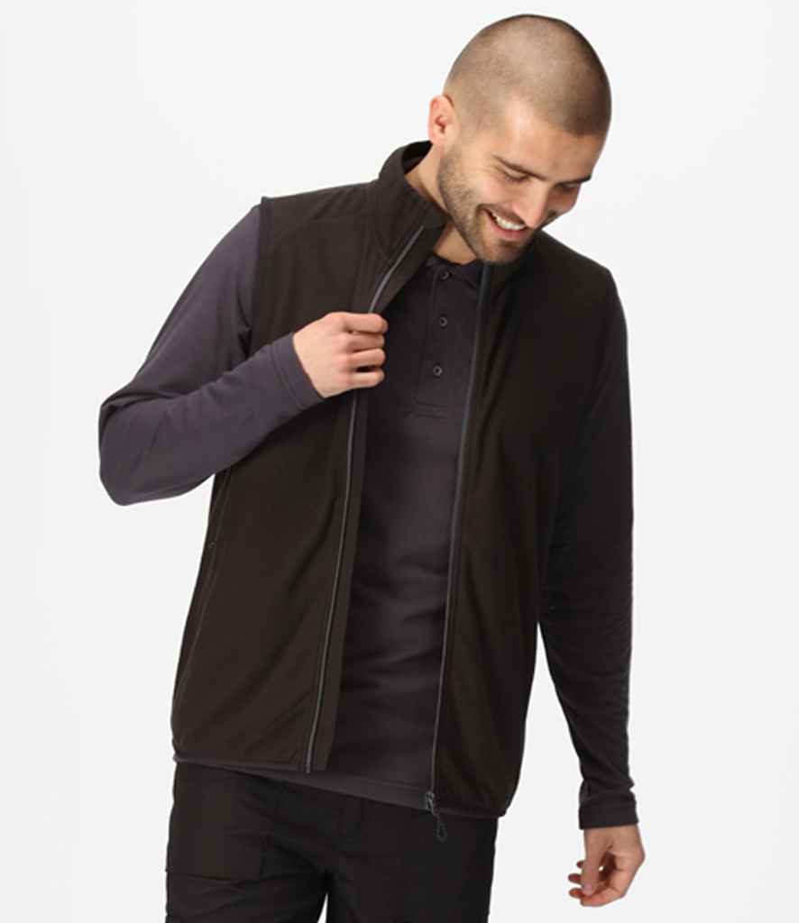 Regatta Professional RG453 Black/Seal Grey Model - Bodywarmer Ready to be Embroidered by Custard Workwear - Cheap Personalised and Customised Workwear in Nottinghamshire, Derbyshire and Leicestershire