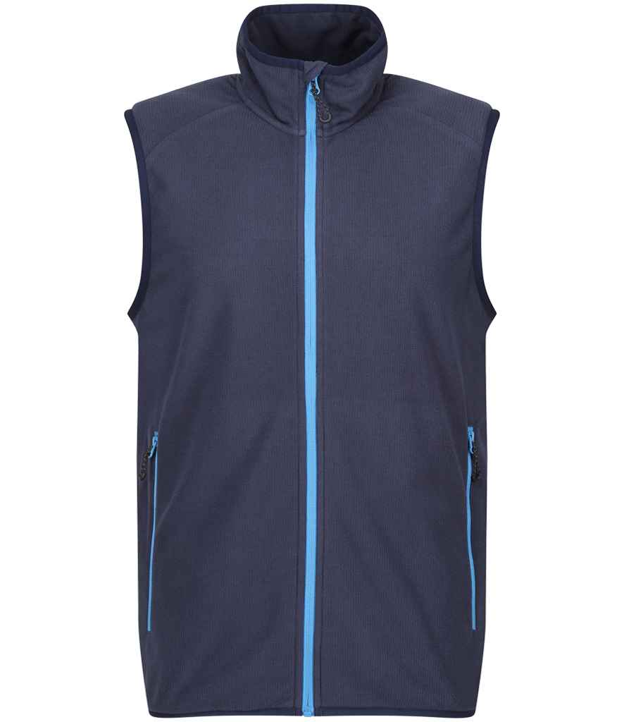 Regatta Professional RG453 Navy/French Blue Front - Bodywarmer Ready to be Embroidered by Custard Workwear - Cheap Personalised and Customised Workwear in Nottinghamshire, Derbyshire and Leicestershire