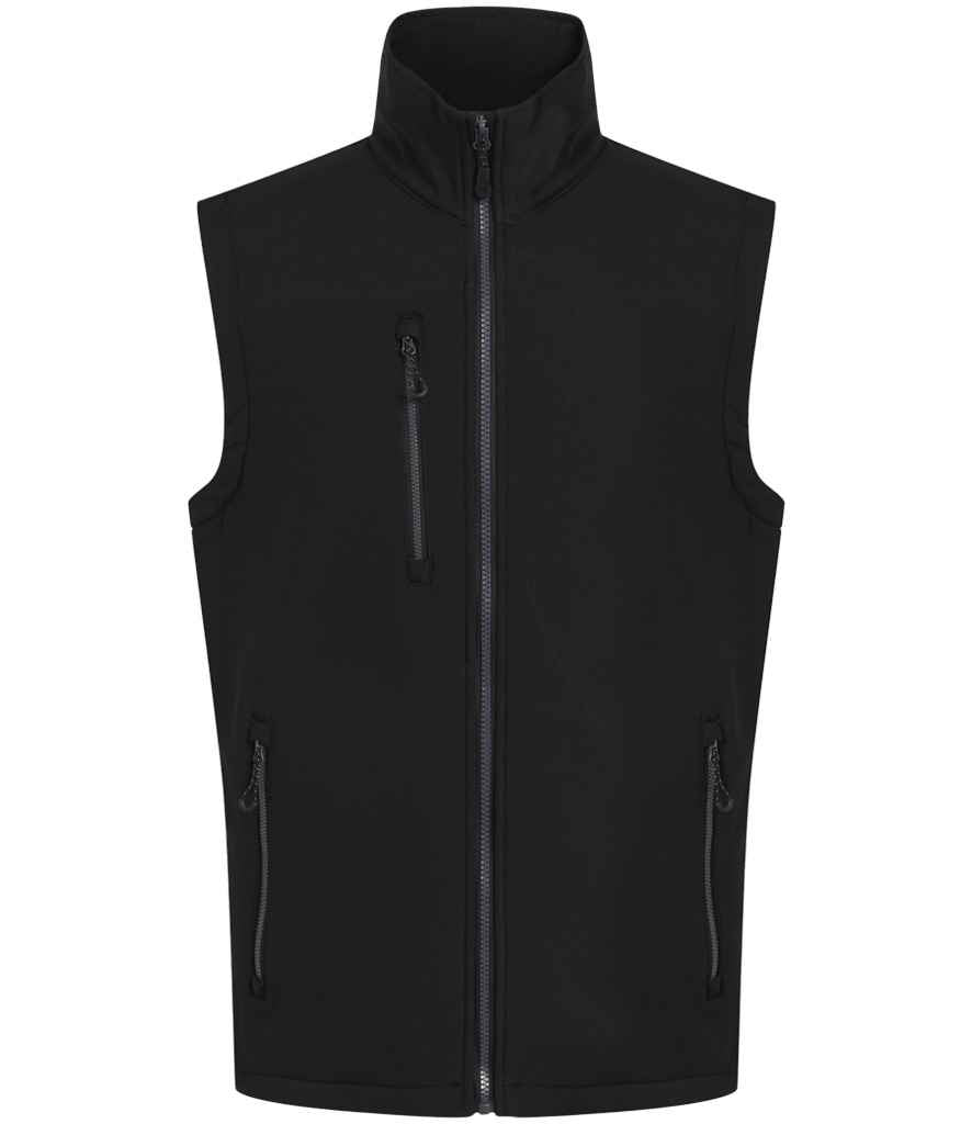 Regatta Professional RG455 Black/Seal Grey Front - Bodywarmer Ready to be Embroidered and Printed by Custard Workwear - Cheap Personalised and Customised Workwear in Nottinghamshire, Derbyshire and Leicestershire