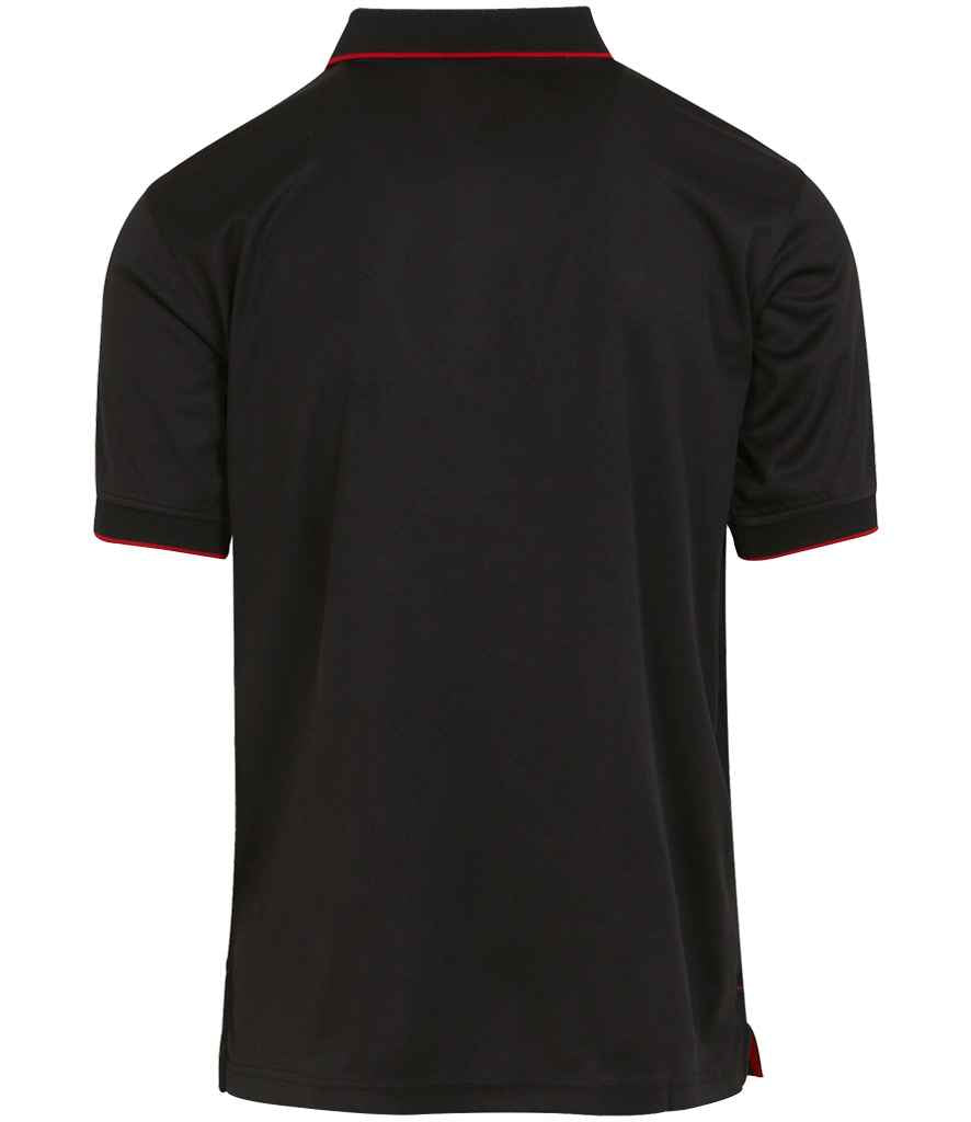 Regatta Professional RG456 Black/Classic Red Back - Polo Ready to be Printed by Custard Workwear - Cheap Personalised and Customised Workwear in Nottinghamshire, Derbyshire and Leicestershire