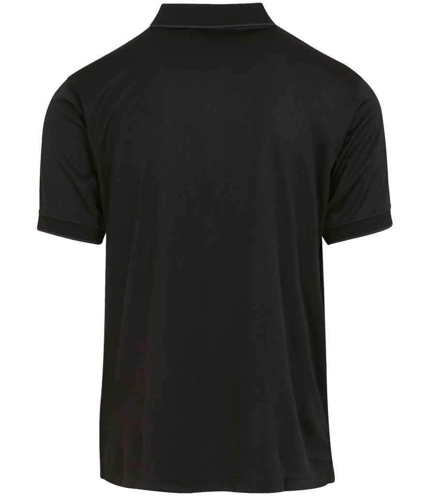 Regatta Professional RG456 Black/Seal Grey Back - Polo Ready to be Printed by Custard Workwear - Cheap Personalised and Customised Workwear in Nottinghamshire, Derbyshire and Leicestershire