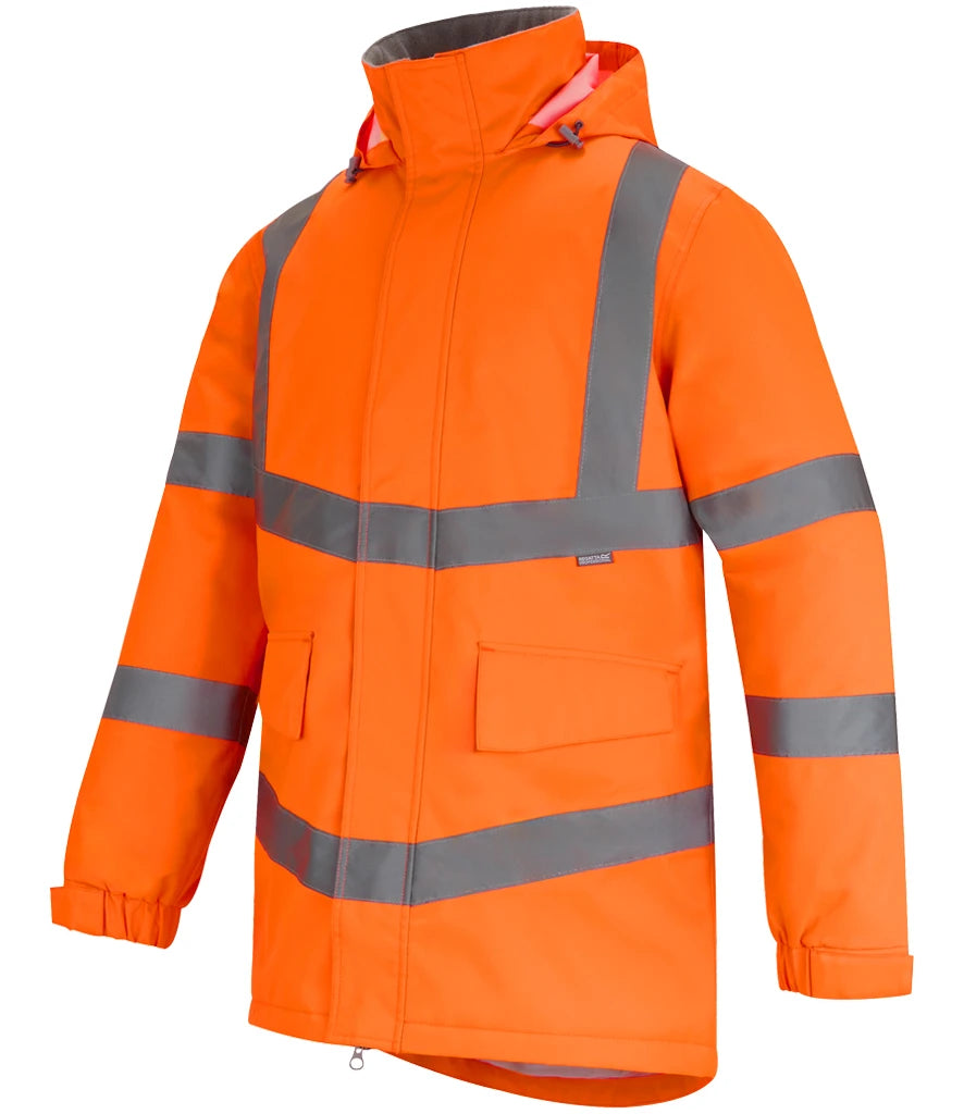 RG559 - Pro Contract High Visibility Dover Parka | Orange