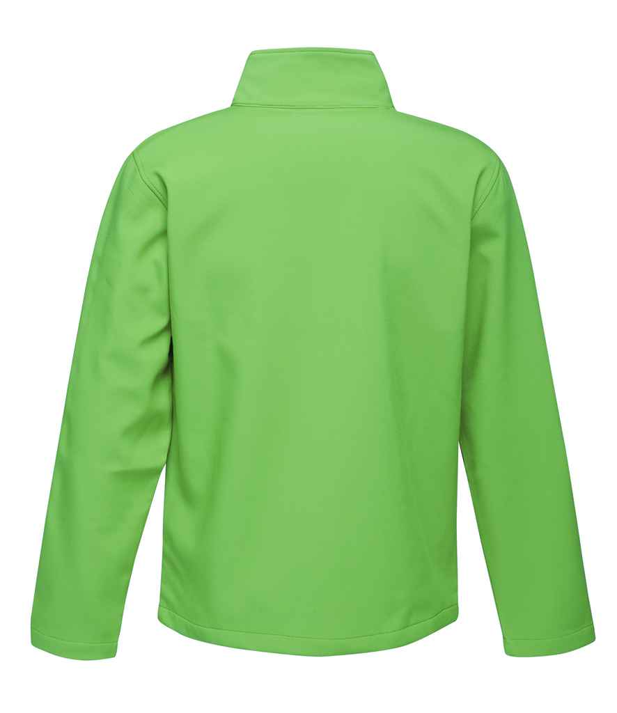 Regatta Professional RG627 Extreme Green/Black Back - Soft Shell Ready to be Embroidered and Printed by Custard Workwear - Cheap Personalised and Customised Workwear in Nottinghamshire, Derbyshire and Leicestershire