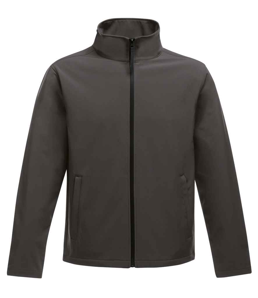 Regatta Professional RG627 Seal Grey/Black Front - Soft Shell Ready to be Embroidered and Printed by Custard Workwear - Cheap Personalised and Customised Workwear in Nottinghamshire, Derbyshire and Leicestershire