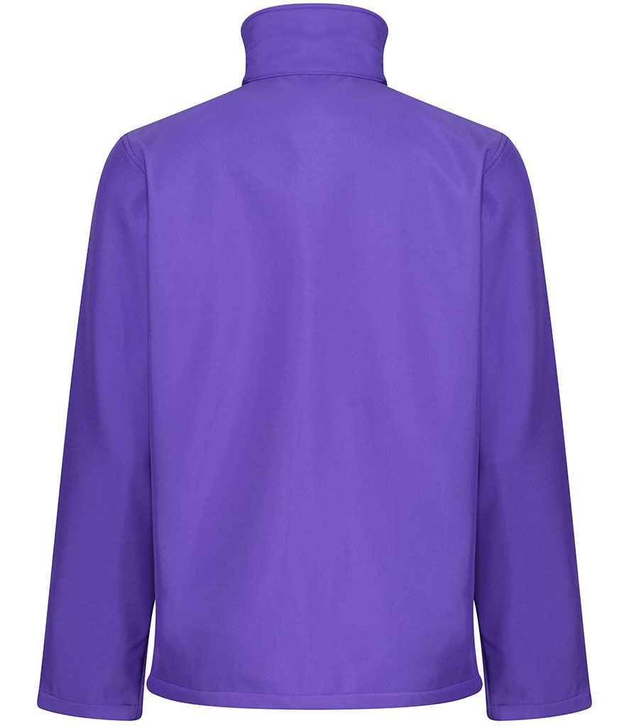 Regatta Professional RG627 Vibrant Purple/Black Back - Soft Shell Ready to be Embroidered and Printed by Custard Workwear - Cheap Personalised and Customised Workwear in Nottinghamshire, Derbyshire and Leicestershire