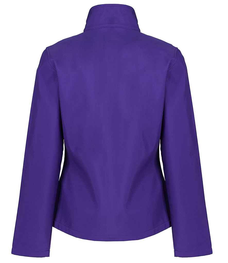 Regatta Professional RG628 Vibrant Purple/Black Back - Soft Shell Ready to be Embroidered and Printed by Custard Workwear - Cheap Personalised and Customised Workwear in Nottinghamshire, Derbyshire and Leicestershire