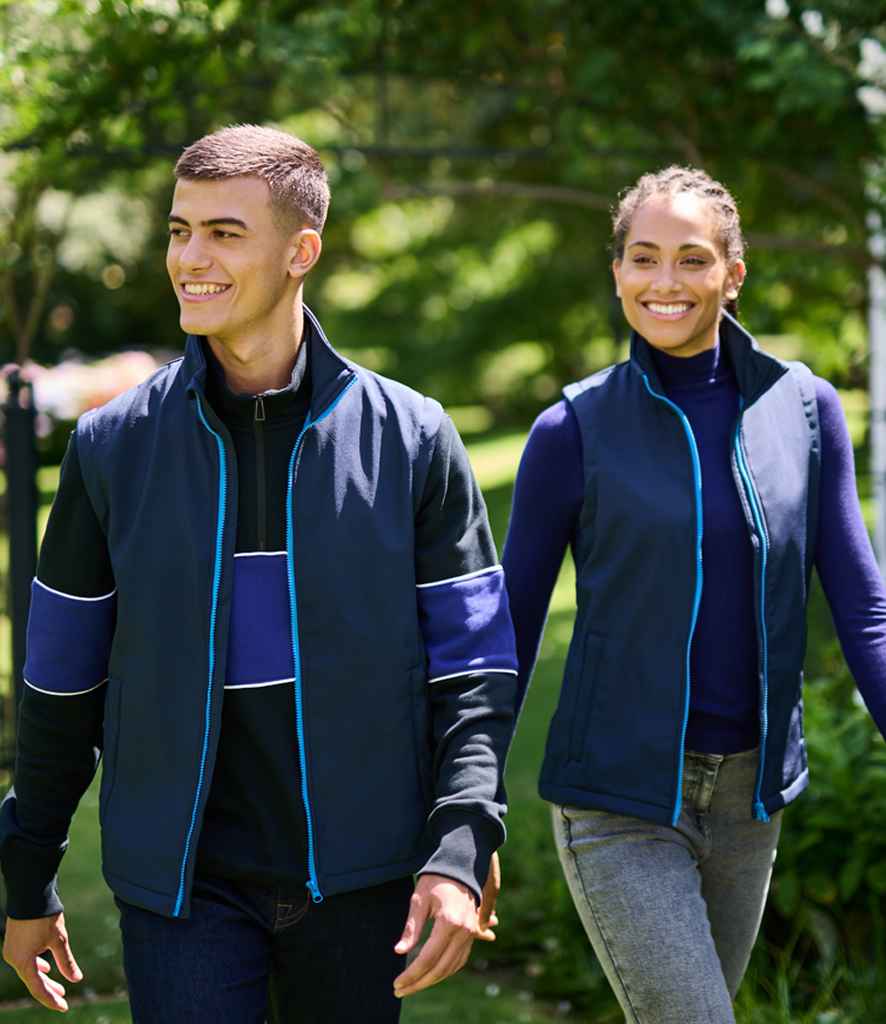 Regatta Professional RG633 Navy/French Blue Model - Bodywarmer Ready to be Embroidered and Printed by Custard Workwear - Cheap Personalised and Customised Workwear in Nottinghamshire, Derbyshire and Leicestershire