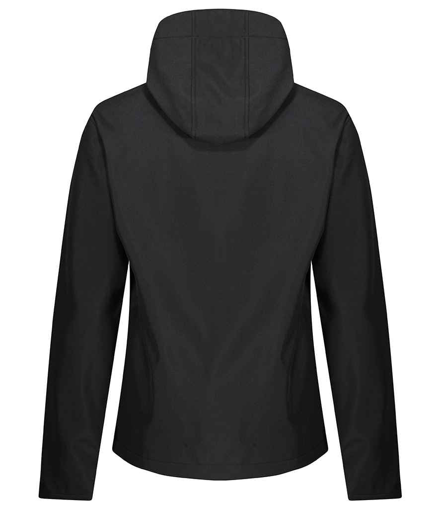 Regatta Professional RG635 Black/Black Back - Soft Shell Ready to be Embroidered and Printed by Custard Workwear - Cheap Personalised and Customised Workwear in Nottinghamshire, Derbyshire and Leicestershire