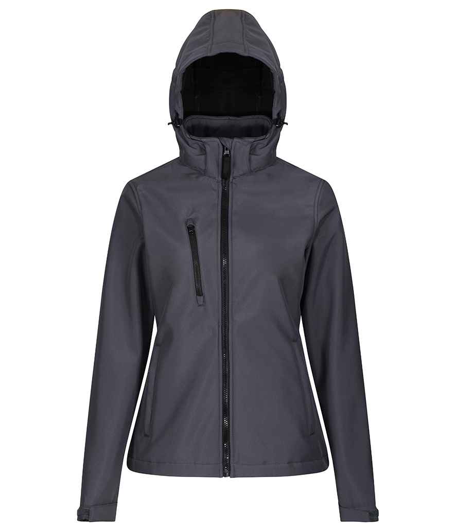 Regatta Professional RG636 Seal Grey/Black Front - Soft Shell Ready to be Embroidered and Printed by Custard Workwear - Cheap Personalised and Customised Workwear in Nottinghamshire, Derbyshire and Leicestershire