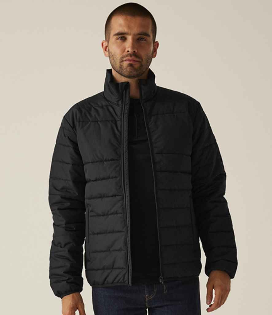 Regatta Professional RG650 Black Model - Jacket Ready to be Embroidered and Printed by Custard Workwear - Cheap Personalised and Customised Workwear in Nottinghamshire, Derbyshire and Leicestershire