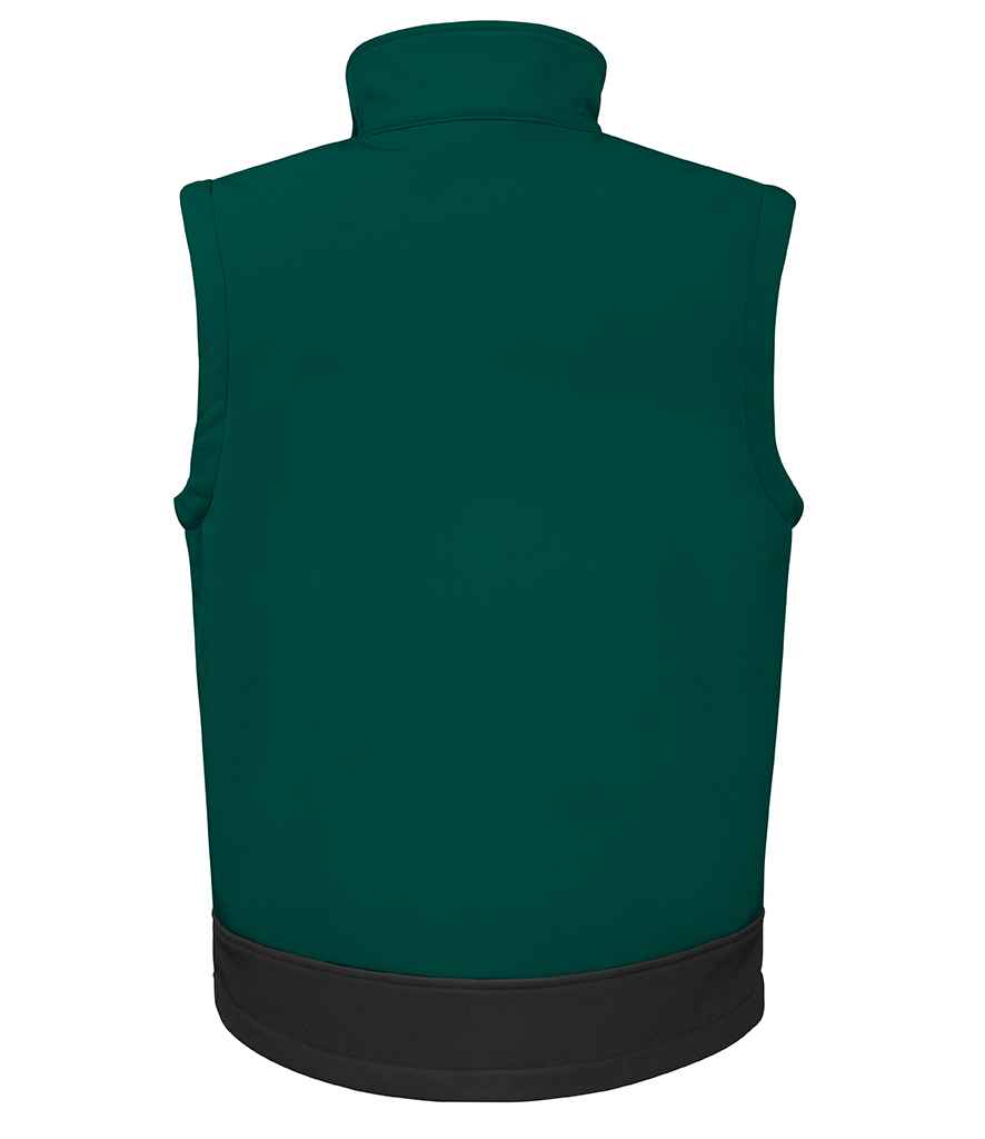Result RS123 Bottle Green/Black Back -  Ready to be Embroidered and Printed by Custard Workwear - Cheap Personalised and Customised Workwear in Nottinghamshire, Derbyshire and Leicestershire