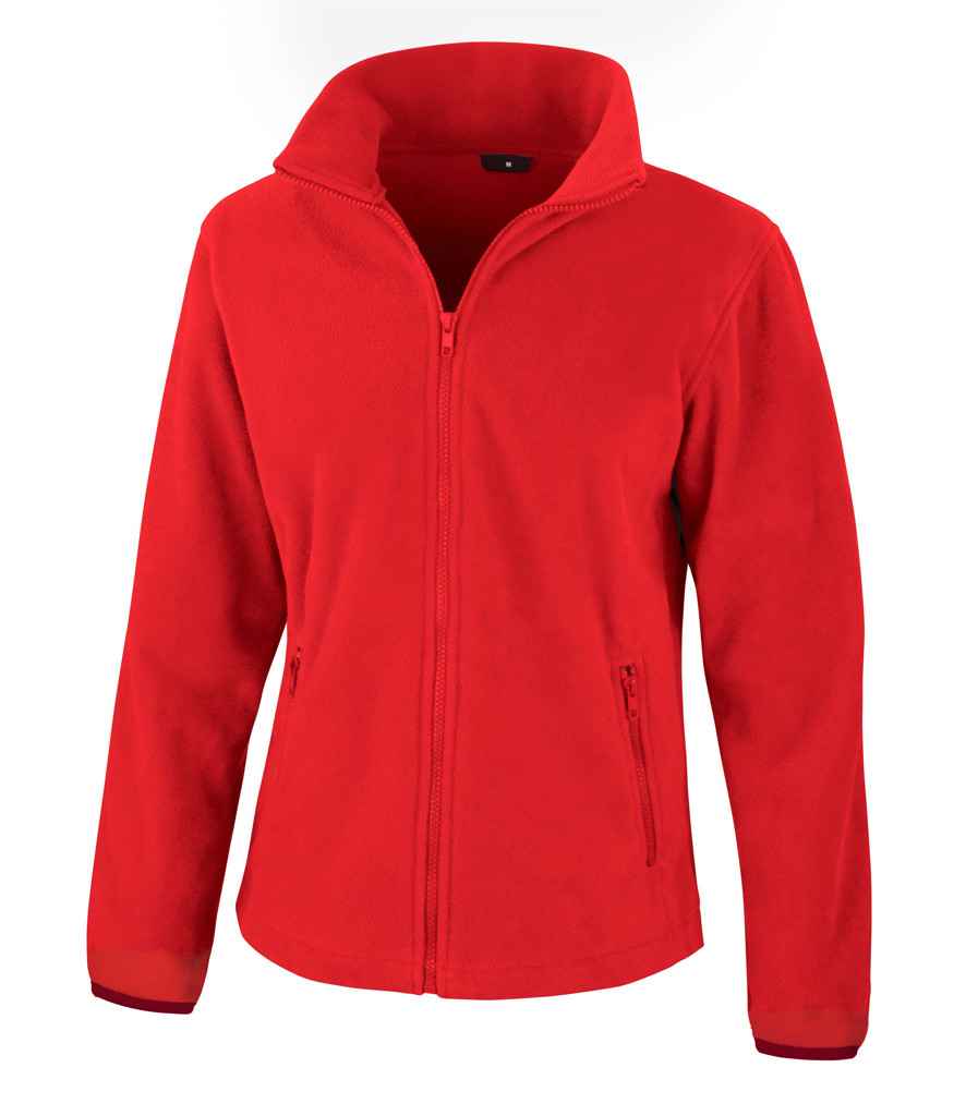 Result RS220F Flame Red Front -  Ready to be Embroidered by Custard Workwear - Cheap Personalised and Customised Workwear in Nottinghamshire, Derbyshire and Leicestershire
