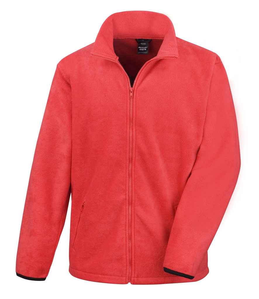 Result RS220M Flame Red Front - Ready to be Embroidered by Custard Workwear - Cheap Personalised and Customised Workwear in Nottinghamshire, Derbyshire and Leicestershire