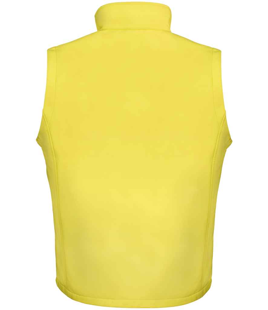 Result RS232M Yellow/Black Back - Ready to be Embroidered and Printed by Custard Workwear - Cheap Personalised and Customised Workwear in Nottinghamshire, Derbyshire and Leicestershire