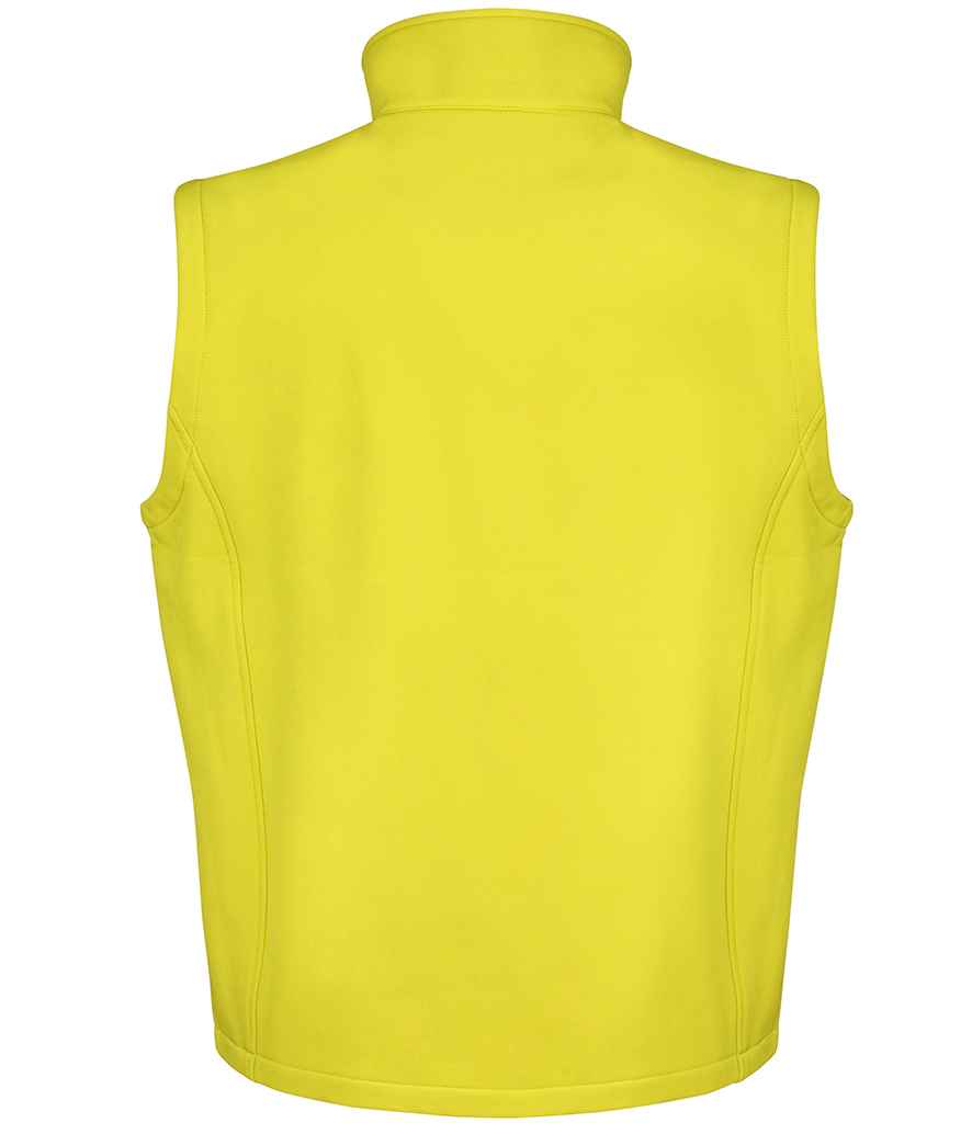 Result RS232M Yellow/Black Back - Ready to be Embroidered and Printed by Custard Workwear - Cheap Personalised and Customised Workwear in Nottinghamshire, Derbyshire and Leicestershire