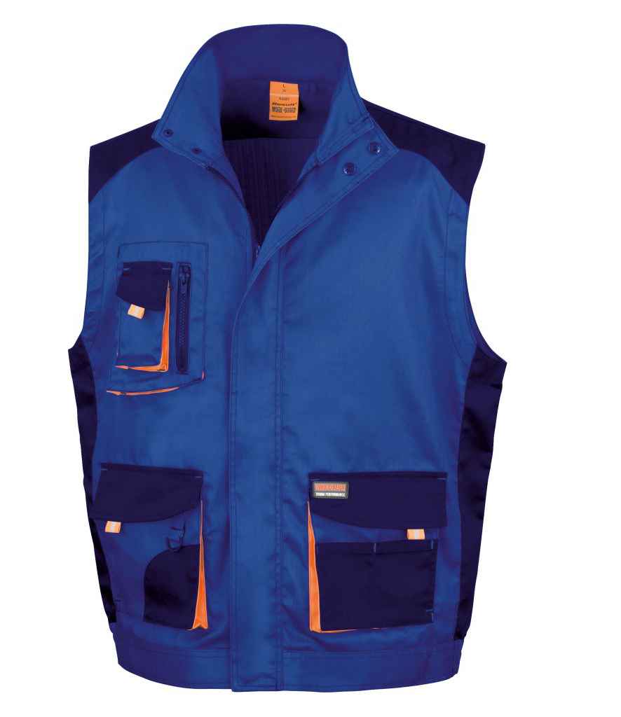 Result RS317 Royal Blue/Navy Front - Ready to be Embroidered and Printed by Custard Workwear - Cheap Personalised and Customised Workwear in Nottinghamshire, Derbyshire and Leicestershire