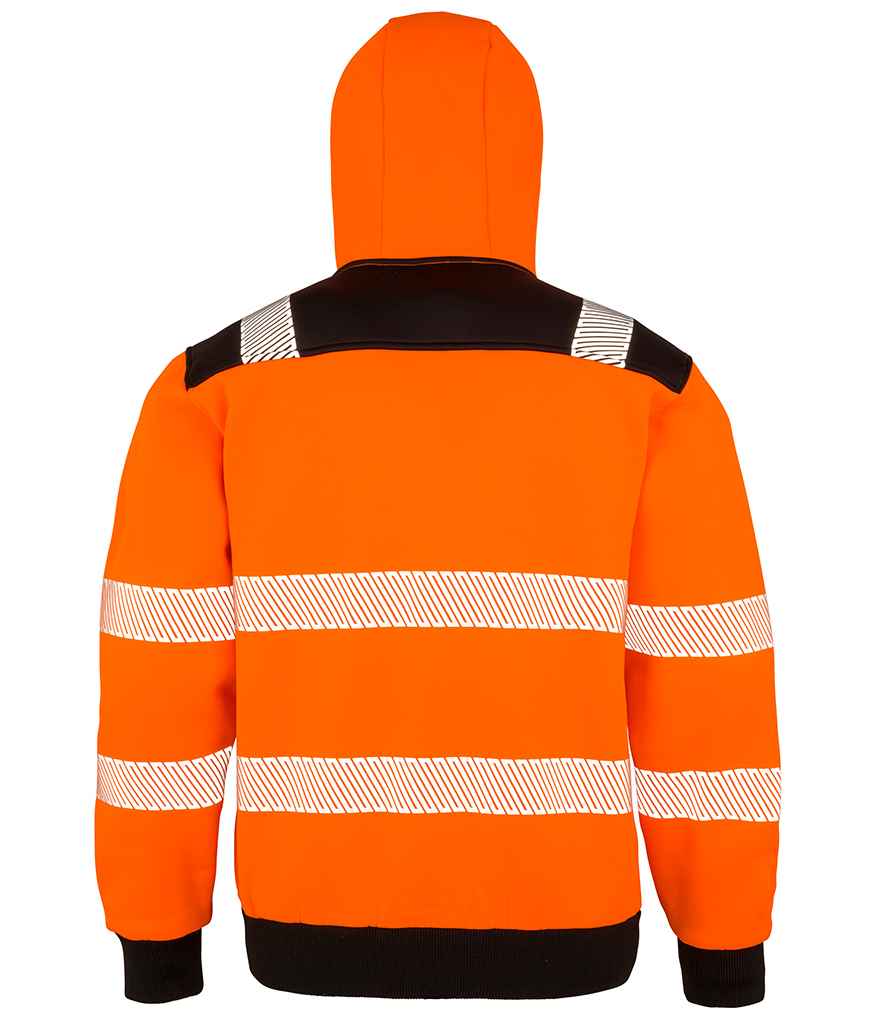 Result RS503 Fluorescent Orange Back - Ready to be Embroidered and Printed by Custard Workwear - Cheap Personalised and Customised Workwear in Nottinghamshire, Derbyshire and Leicestershire