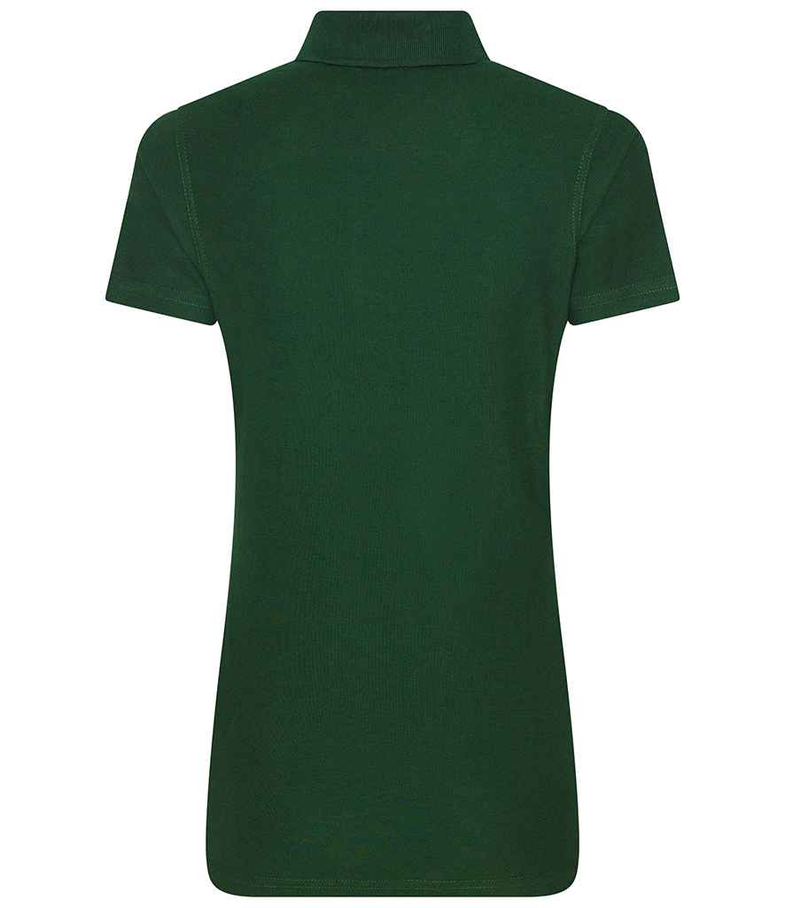 Pro RTX RX101F Bottle Green Back - Ladies Polo Shirt Ready to be Embroidered and Printed by Custard Workwear - Cheap Personalised and Customised Workwear in Nottinghamshire, Derbyshire and Leicestershire