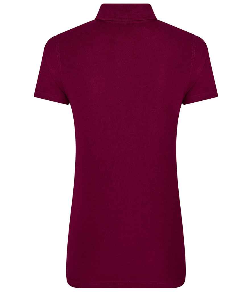 Pro RTX RX101F Burgundy Back - Ladies Polo Shirt Ready to be Embroidered and Printed by Custard Workwear - Cheap Personalised and Customised Workwear in Nottinghamshire, Derbyshire and Leicestershire