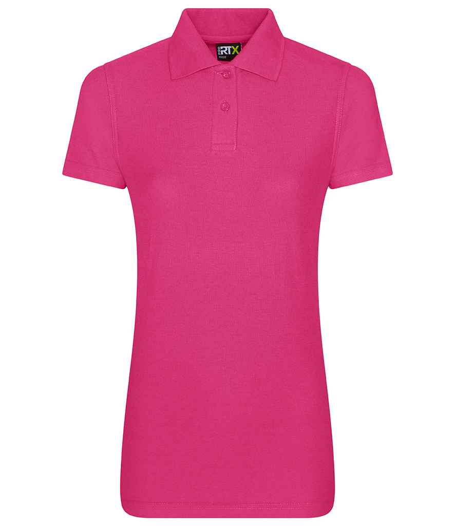 Pro RTX RX101F Fuchsia Front - Ladies Polo Shirt Ready to be Embroidered and Printed by Custard Workwear - Cheap Personalised and Customised Workwear in Nottinghamshire, Derbyshire and Leicestershire