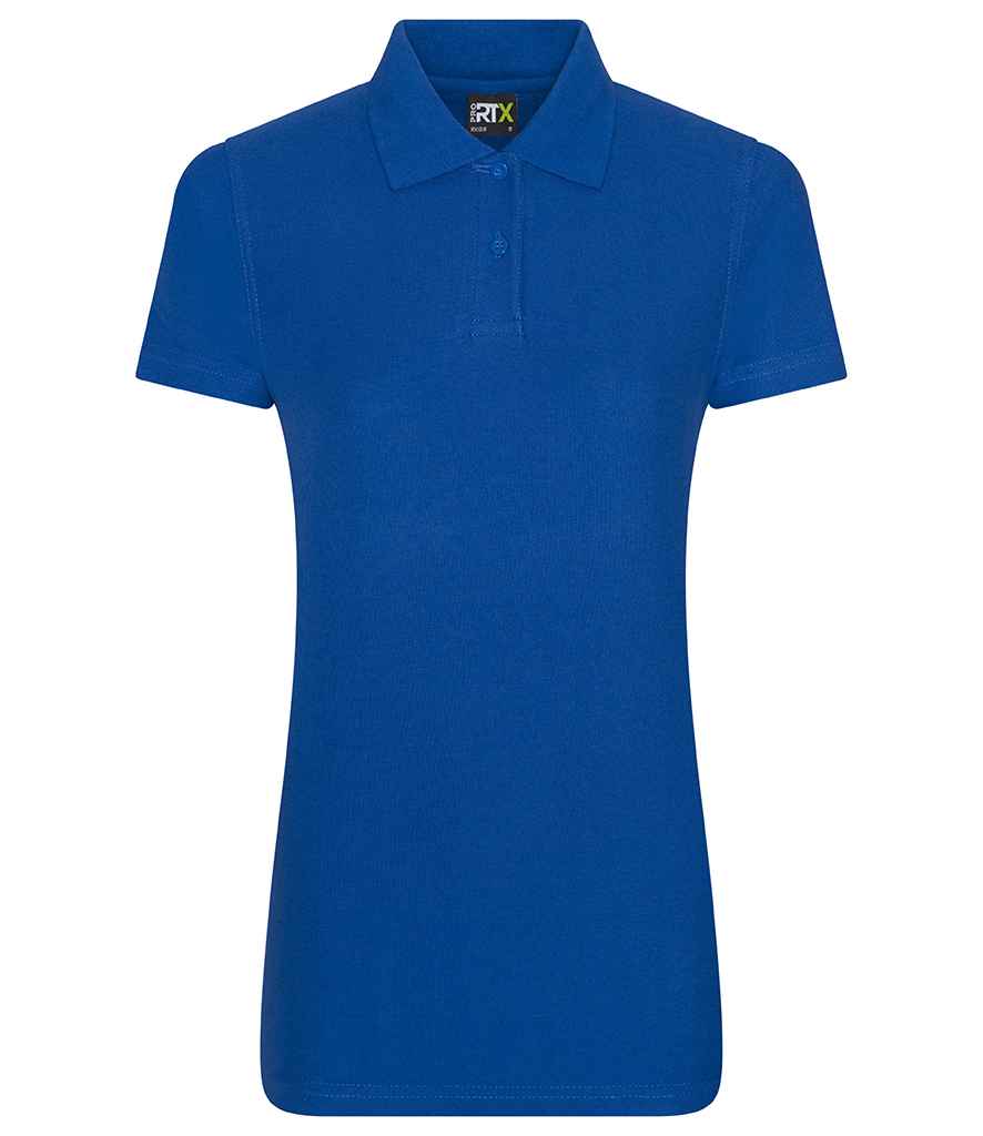 Pro RTX RX101F Royal Blue Front - Ladies Polo Shirt Ready to be Embroidered and Printed by Custard Workwear - Cheap Personalised and Customised Workwear in Nottinghamshire, Derbyshire and Leicestershire